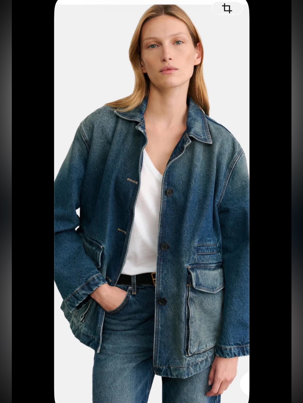 Nili Lotan Temperance denim jacket size small